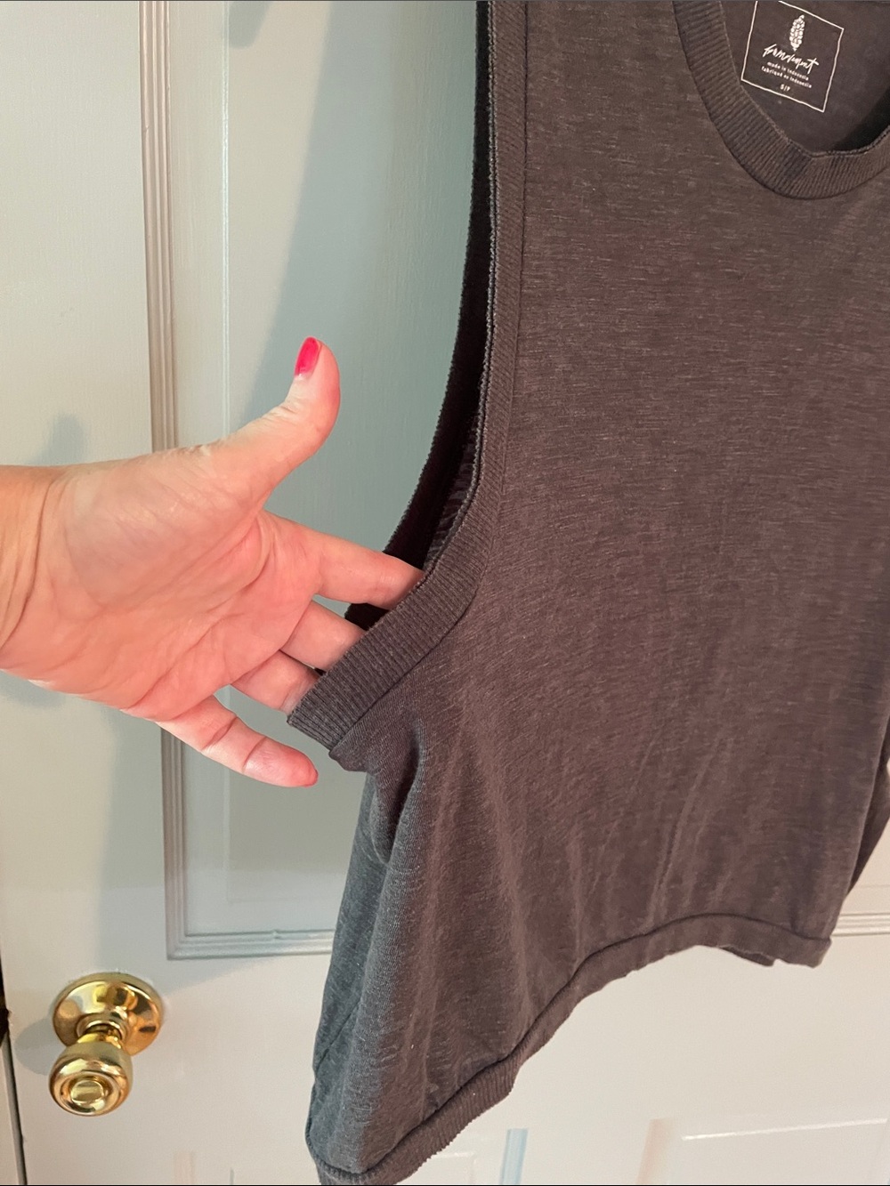 FP Movement by Free People Love Tank Gray Small - Picture 4 of 10